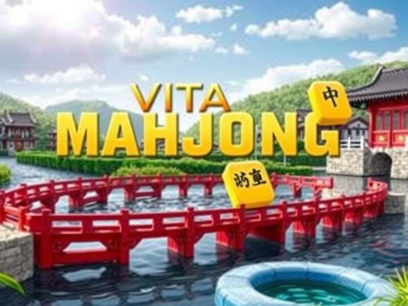 A beautiful set of traditional Mahjong tiles arranged in a complex solitaire pattern