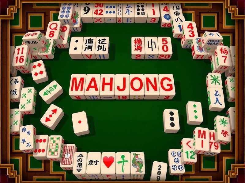 Close-up of Mahjong tile combinations: Pung, Kong, Chow