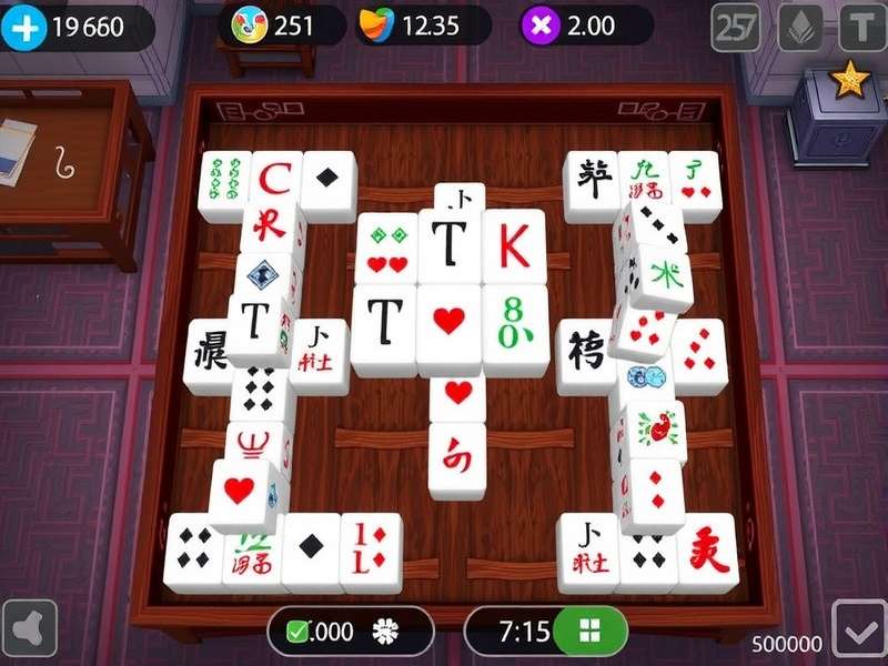 Mahjong Soul game interface showing Riichi Mahjong table with tiles and anime-style characters
